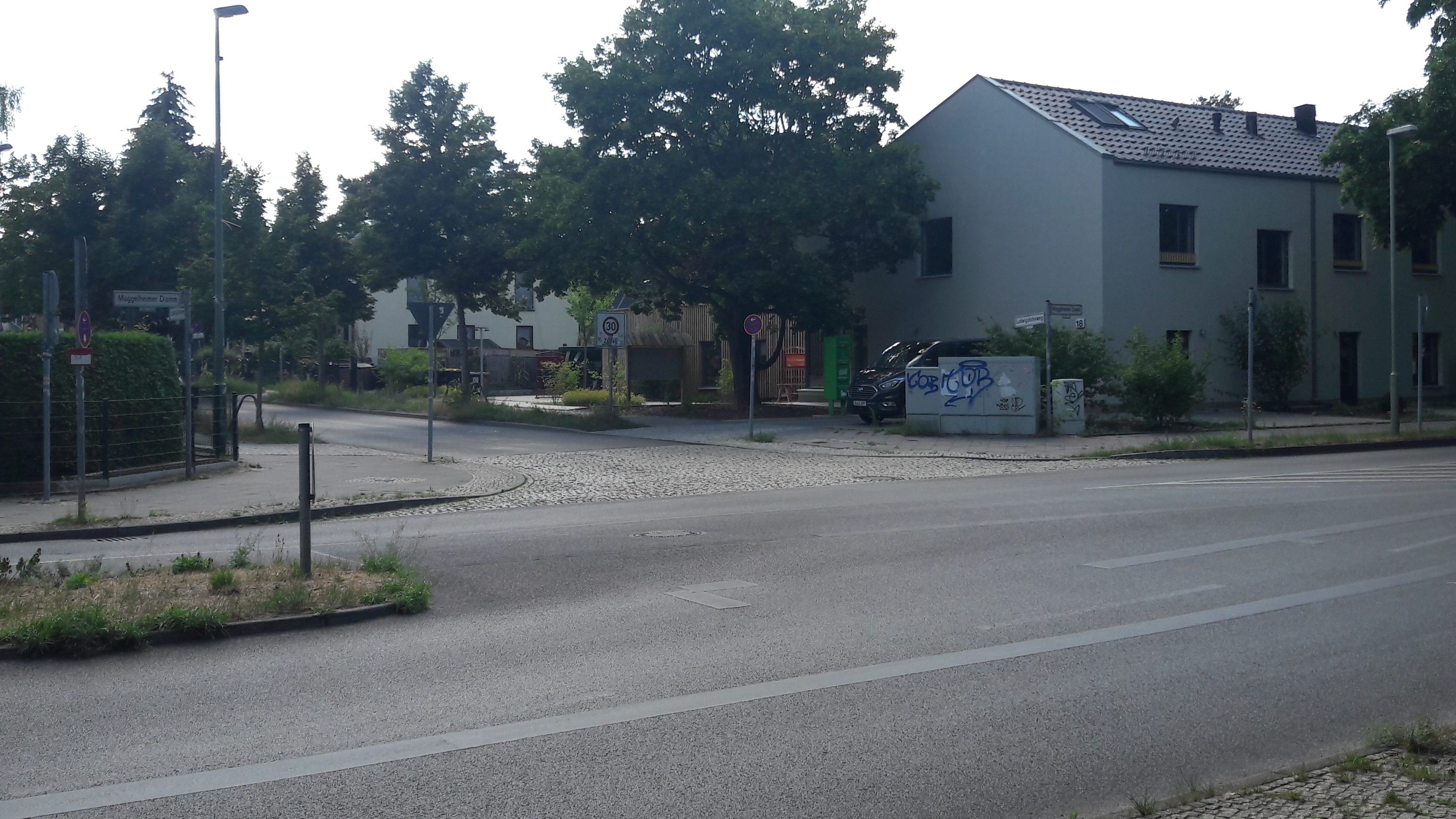 Verkehrssicherheit am Ortseingang Mggelheim